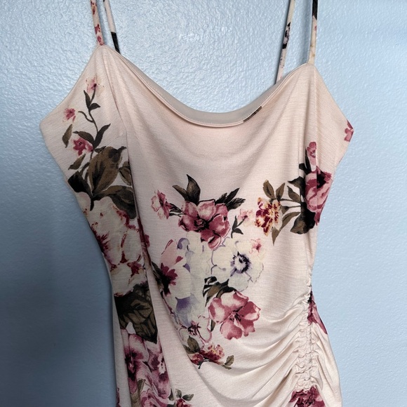 Mini dress flower print in a size S - Picture 4 of 7